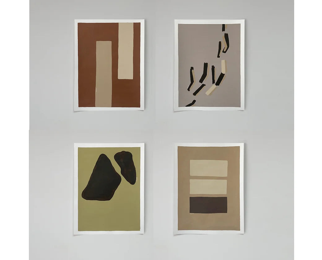 Abstract Gallery Wall: Pulau